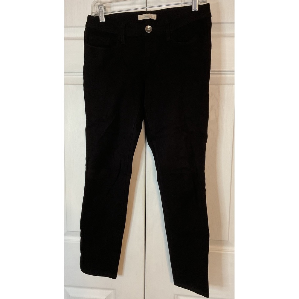 Banana Republic Black Sloan Pants Trousers Jeans‎ Size 2 Career Comfort